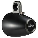 Kicker KMTES 8" Marine Speaker Enclosures - Pair (Black)