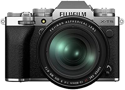Câmara Digital Mirrorless X-T5 com objetiva XF16-80mm/F4 R OIS WR Silver Zoom