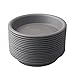 BangQiao 16 Pack 4.00 Inch Plastic Round Plant Pot Saucer Tray for Indoor and Outdoor Plants, Graythumb 4