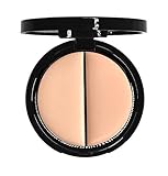 EVE PEARL Dual Salmon Concealer Full Coverage Under Eye Concealer Smooth Skin Treatment Brighten Makeup Hydrate Skincare (Fair)