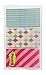 Post-it Pattern Flags, 60/On-The-Go Dispenser, 1 Dispenser/Pack, 1 in Wide, Carnival Pattern Collection (682-CANDY)