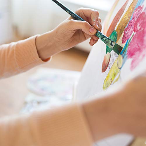 Artistik Canvas Panels - Artist Canvas Panel Boards for Painting Quality Acid Free Blank Flat Canvases Paint Boards Quality Art Paint Supply (12 x 9-12 Pack)