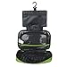 BAGSMART Travel Hanging Toiletry Cosmetic Bag Carry-on Makeup Organizer Portable Travel Kit Organizer, Green