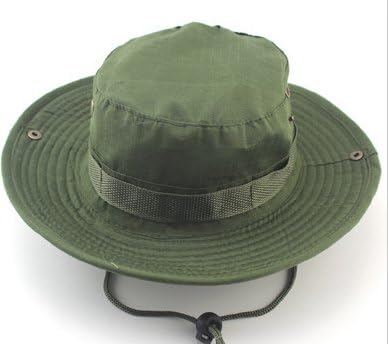 Youyougu Outdoor Fishman Boonie Hat Mountaineering Jungle Fishing Army Green