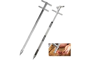 Grain Sampler Agriculture Sampler Three Zone Grain Probe Sampler Soil Test Kits Sampling Thief Tubes Grain Sampling Probe to 