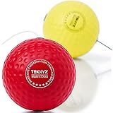 TEKXYZ Boxing Reflex Ball, 2/3 Different Levels Boxing Ball with Headband, Softer Than Tennis Ball, Perfect for Reaction, Agility, Punching Speed, Fight Skill and Hand Eye Coordination Training