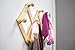 Juvale Wooden Expandable Peg Rack for Entry Way, Hats, Coats, Leashes (15 x 6 In)