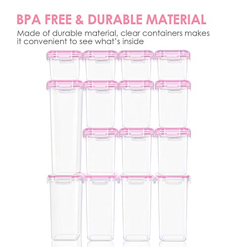 Vtopmart Airtight Food Storage Containers Set with Lids, 15pcs BPA Free