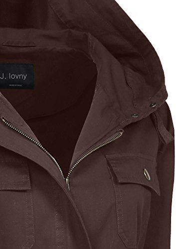 J. LOVNY Women's Versatile Military Anorak Jacket