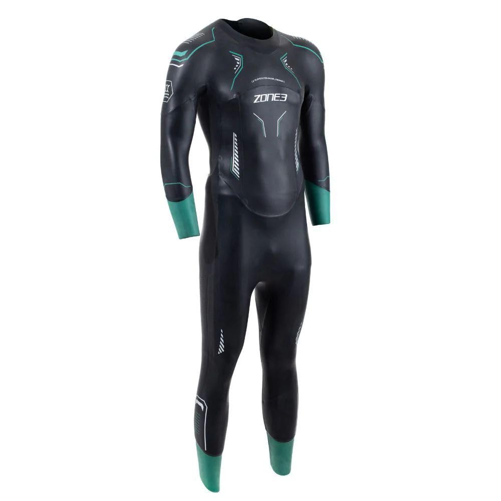 Photo 1 of ***STOCK PHOTO FOR REFERENCE ONLY***ZONE3 Men's B-prene Vision Wetsuit Made from Biodegradable Rubber, Sustainable Triathlon Suit for Swimming, Diving, Snorkelling SMALL