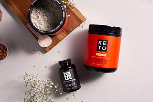 Pure Vanilla Whey Protein Powder Isolate by Perfect Keto | Delicious 100% Grass Fed Whey | All Natural | No Artificials, Gluten Free, Soy Free, Non-GMO