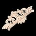 BloomingJS Wood Carved Corner Onlay Applique Frame Decoration Furniture Unpainted Home