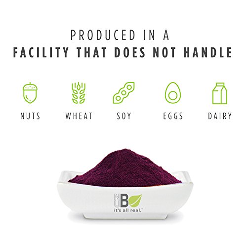 Nubeleaf Blackberry Powder - Non-GMO, Gluten-Free, Raw, Organic, Vegan Source of Essential Vitamins & Minerals - Single-Ingredient Nutrient Rich Superfood for Cooking, Baking, Smoothies (6 oz Jar) - Thumbnail 4