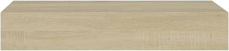 Scaffali con Cassetti da Parete 2 pz Rovere 60x23,5x10 cm MDF — foto 5 di 8