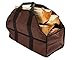 SC Lifestyle Premium Firewood Log Carrier - Wood Tote (Dark Brown)