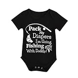 kaifongfu Newborn Jumpsuit, Infant Baby Boys Girls Romper Bodysuit Jumpsuit Outfits Sunsuit Clothes (Size:0/6M(#70), Black)