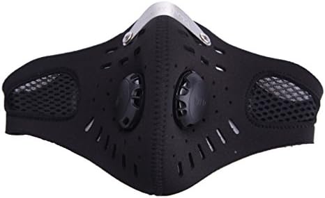 Windpoq Outdoor Cycling Mask With Filter Half Helmet Face