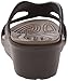 crocs Women's Sanrah Wedge Sandal, Espresso/Walnut, 7 M US
