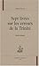 Sept livres sur les erreurs de la Trinité : Edition bilingue by 