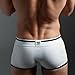 XUBA Men's Soft Cotton Sexy Low Waist Underwear Lingerie Boxer Briefs Grey Size - XL