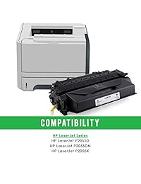 linkyo COMPATIBLES cartucho de tóner de repuesto para HP 05 X CE505 X (Negro)