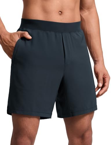 CRZ YOGA Mens Cloud Jersey Sweat Shorts 7