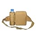 Wellvoo Tactical Waist Pack Pouch with Water Bottle Pocket Holder Waterproof Molle Fanny Hip Belt Bag