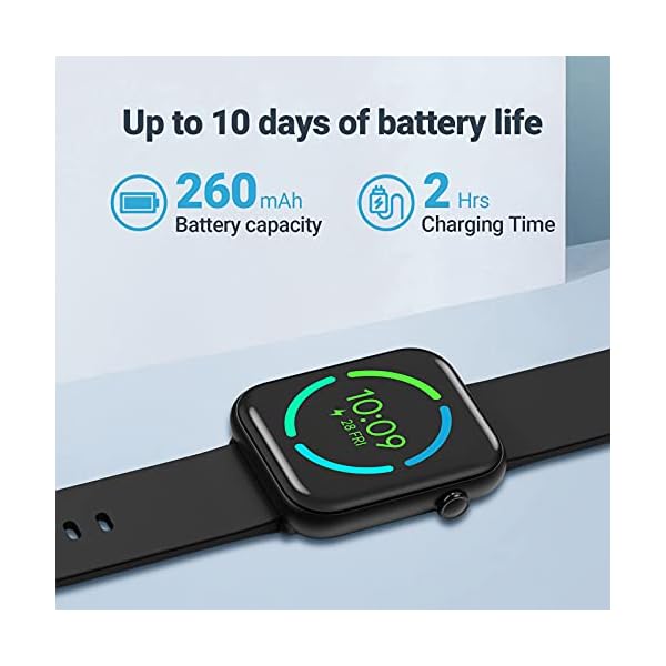 Ticwatch GTH smartwatch up to 10 Days Battery Life with Skin Temperature Measurement Blood Oxygen 24h Heart Rate…