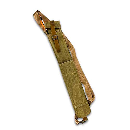 BATTLBOX Waxed Canvas Axe Sling - Holds up to 24" Handle Axe or Hatchet - Hatchet Sling and Quiver - Hiking and Camping Accessory