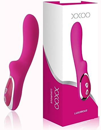 3D Massager for Women, Multi Function Magnetic Vibrating and Recharging with Wireless (Rose Red)