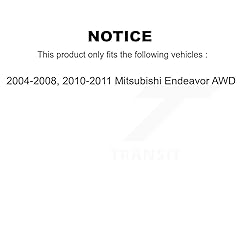 Front Rear Wheel Bearing & Hub Assembly Kit For