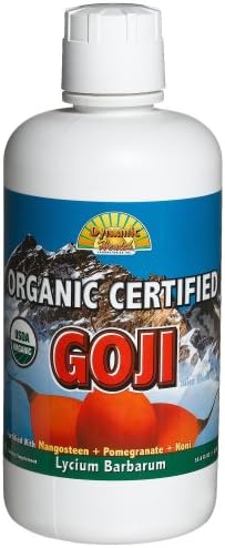 海外直送品Organic, Goji Juice Blend, 33.8 Oz by Dynamic Health Laboratories