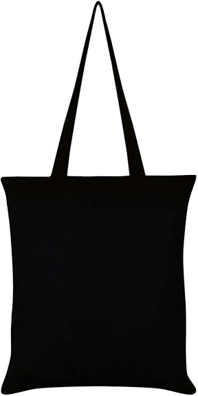 black cotton tote