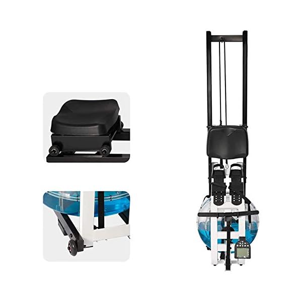 BZLLW-Water-Resistance-Rowing-Machine-Home-UseSimulate-Underwater-Sound-Indoor-RowerFoldable-Rowing-Machinewith-LCD-DisplayDisplay-TimeSpeedDistanceCaloriesEtc BZLLW Water Resistance Rowing Machine Home Use,Simulate Underwater Sound Indoor Rower,Foldable Rowing Machine,with LCD…