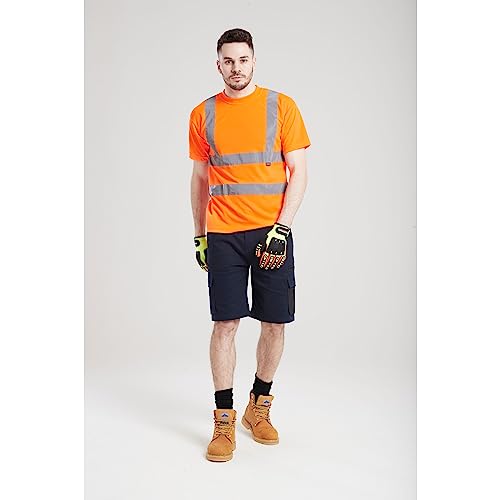 Portwest T-Shirt RIS Hi-Vis Electric Lantern Orange LED Not Water Resistant