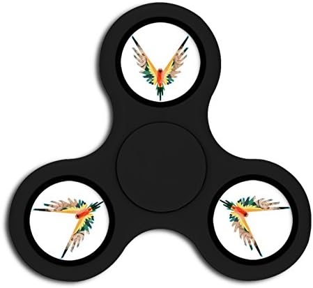 Logan-Paul Custom kids have fun fidget spinner Finger tip Bearing toy Tri-Hands Spin Stress Reducer