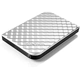 Verbatim 1TB Store 'n' Go Portable Hard Drive, USB 3.0 - Compatible with USB 2.0 - PC / Mac - Diamond Silver