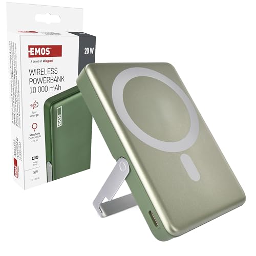 EMOS - Batterie Externe 10 000 mAh WI 1031 avec Aimant... en promo sur Amazon