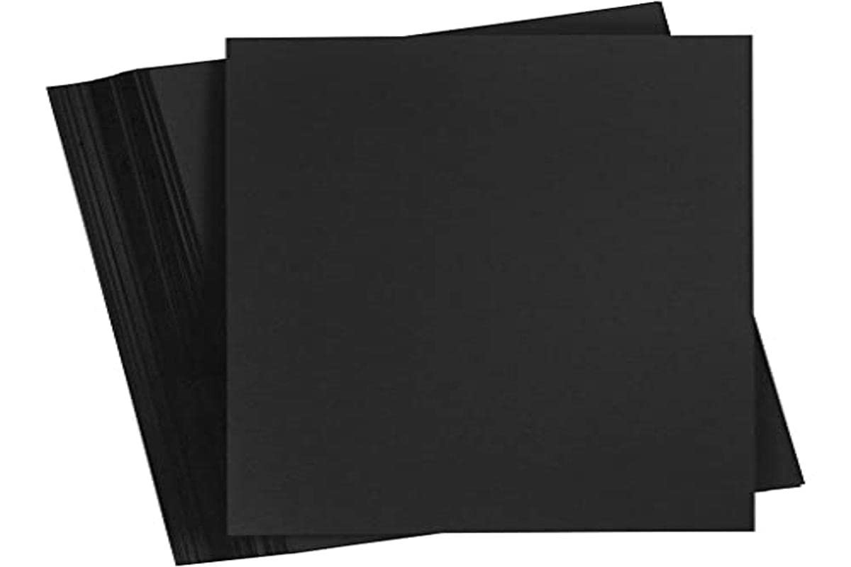 Card, A5 14,8x21 cm, black, 100 sheets