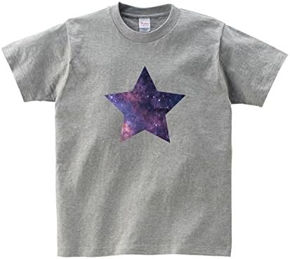 Amazon Chatte Noir Tシャツ メンズ 半袖 おしゃれ 星 スター Star 宇宙柄 ギャラクシー ワンポイント シンプル クルーネック Uネック ユニセックス 男女兼用 プリントtシャツ Tシャツ カットソー 通販