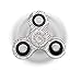 Vovomay New Hand Spinner Fidget EDC Finger Spinner Toy For Helps Focus, Stress, Anxiety Adult Children (Color S)