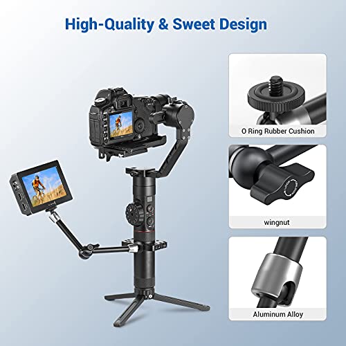 SMALLRIG 9.8 inch Adjustable Articulating Magic Arm with Both 1/4