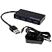 Leedemore USB 3.0 Hub, 4 Port USB Hub with Power Adapter Ultra Slim Super Speed Data Transfer Hub for mac Laptop Ultrabook and Tablet PC