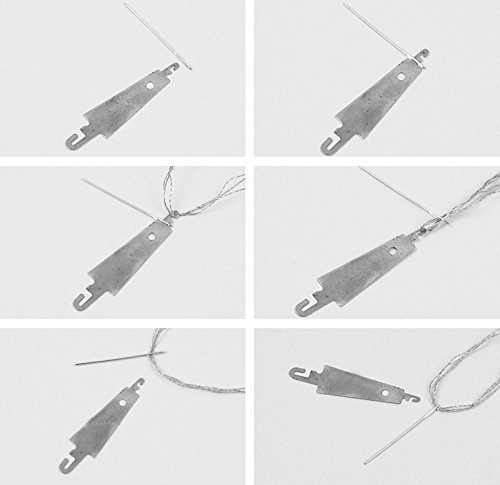 Needle Threader Steel Baste & Tie Quilts with Curved Needles for Threading Embroidery Beedles 20 Piece/lot - Thumbnail 6