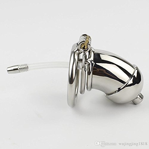 NEW Male Chastity Device Sex Slave Penis Lock Anti-Erection Cock Cage With Removable Urethral Sounds Catheter Spiked Ring Sex Toys For Men