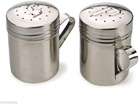 Comixpro 18/8 Stainless Steel Salt & Pepper Shakers Set Stovetop Grill Bbq Table