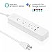 Meross WiFi Smart Power Strip Surge Protector, Compatible with Alexa & Google Assistant, Auto-Off Function for Energy Saving, Individual Control, 3 AC Outlets and 2 USB Outputs, No Hub Required, White