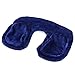 Purefly Inflatable Travel Neck Pillow with Soft Velvet Pillowcase Packed in Handy Carry Pouch