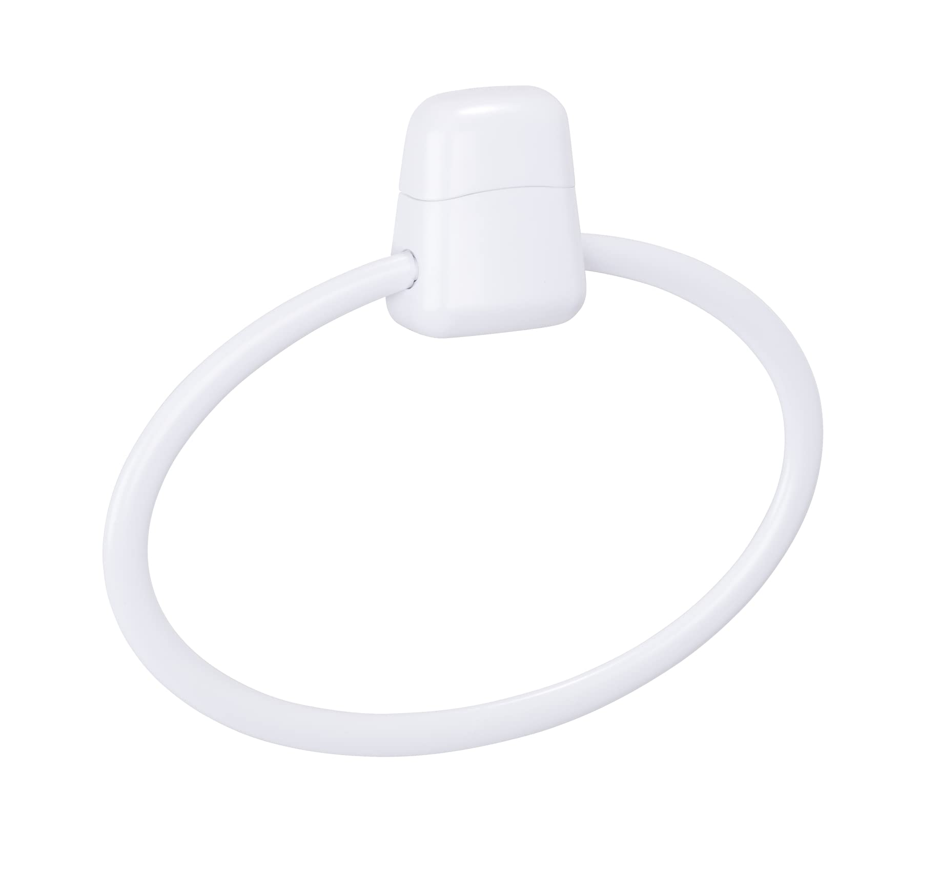 Wenko 17945100 Towel Ring Pure, Plastic ABS, 27.5 x 22 x 2.5 cm, White