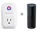 DEKINMAX WiFi Smart Plug Outlet,Compatible with Alexa Echo,Wireless Energy Monitoring Socket with Timing Function,Remote Control Light Switch,Control Your Devices from Anywhere , No Hub Required